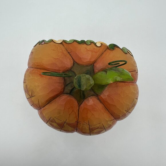 Jim Shore 7.5" Blessings Of The Harvest Light Up Fall and Thanksgiving Pumpkin - Picture 7 of 9